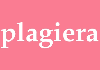 Synonym plagiera