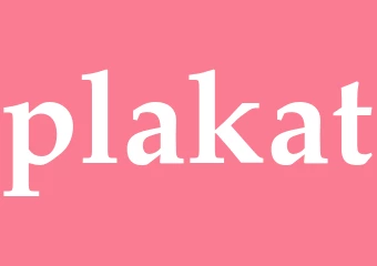 Synonym plakat