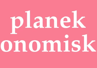 Synonym planekonomisk