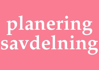 Synonym planeringsavdelning