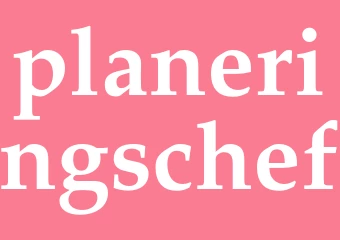 Synonym planeringschef