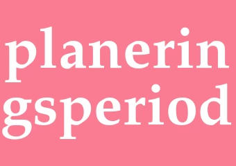Synonym planeringsperiod