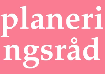 Synonym planeringsråd