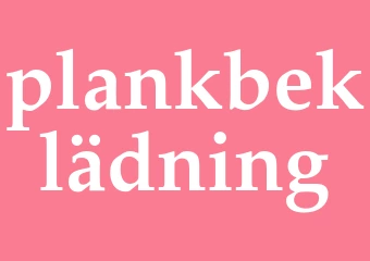 Synonym plankbeklädning
