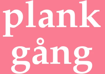 Synonym plankgång