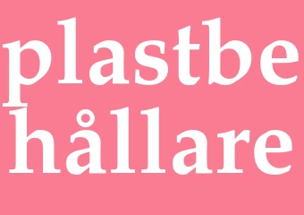 Synonym plastbehållare