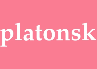 Synonym platonsk