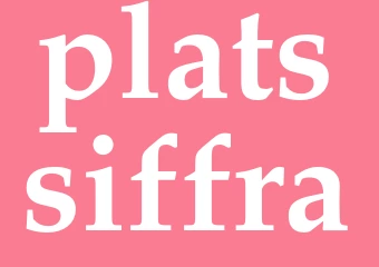 Synonym platssiffra