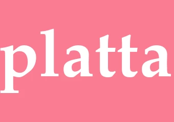 Synonym platta