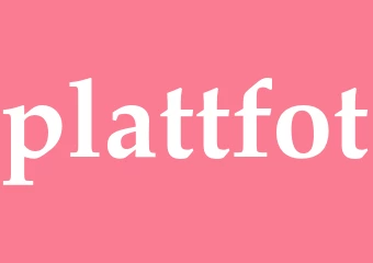 Synonym plattfot