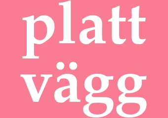 Synonym plattvägg