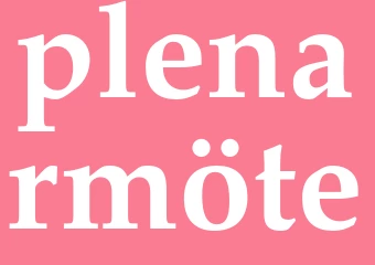 Synonym plenarmöte