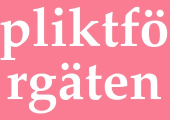 Synonym pliktförgäten