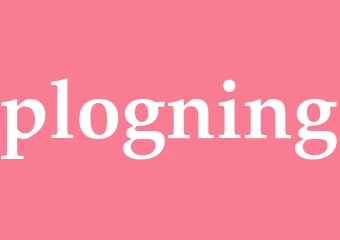 Synonym plogning