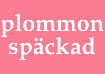 Synonym plommonspäckad