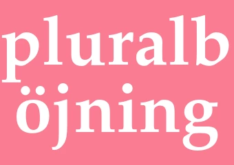 Synonym pluralböjning