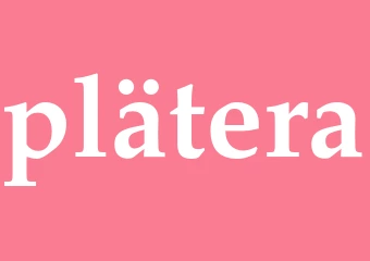 Synonym plätera
