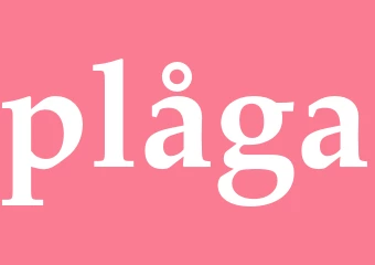 Synonym plåga