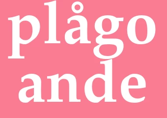 Synonym plågoande