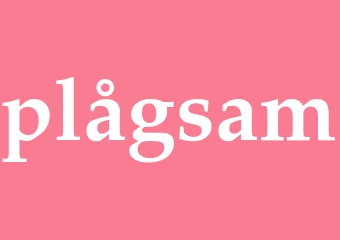 Synonym plågsam