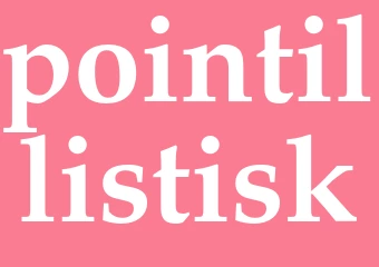 Synonym pointillistisk