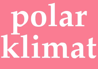 Synonym polarklimat