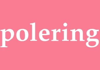 Synonym polering