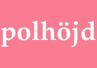 Synonym polhöjd