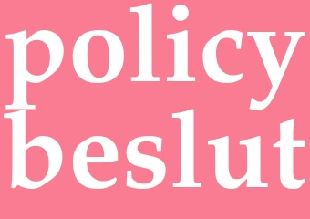 Synonym policybeslut