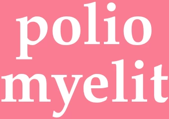 Synonym poliomyelit