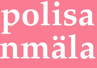Synonym polisanmäla