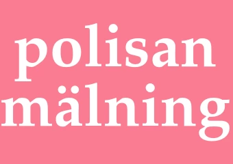Synonym polisanmälning