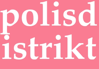 Synonym polisdistrikt