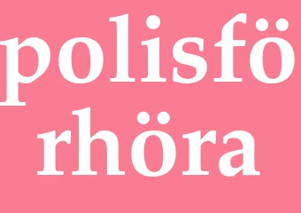 Synonym polisförhöra