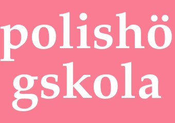 Synonym polishögskola