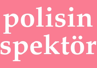 Synonym polisinspektör