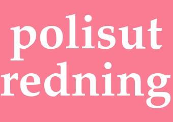 Synonym polisutredning