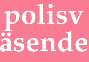 Synonym polisväsende