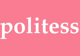 Synonym politess