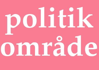 Synonym politikområde