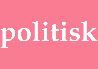 Synonym politisk
