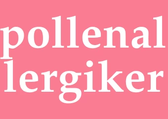 Synonym pollenallergiker