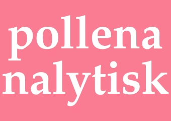 Synonym pollenanalytisk
