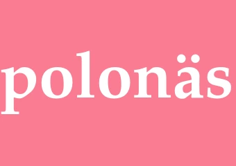 Synonym polonäs