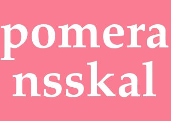 Synonym pomeransskal