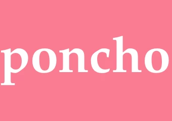 Synonym poncho