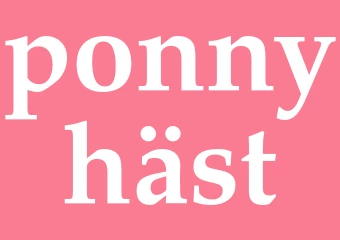 Synonym ponnyhäst