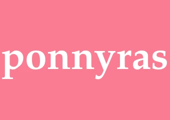 Synonym ponnyras