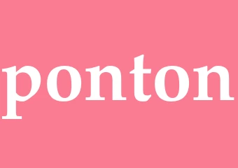 Synonym ponton