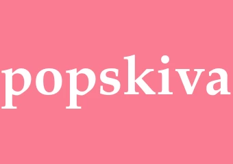 Synonym popskiva